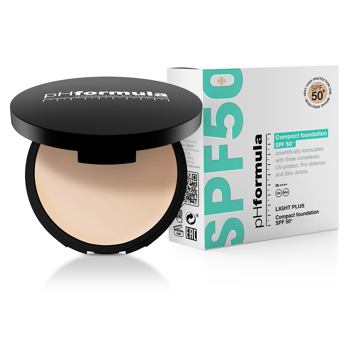Compact foundation SPF 50+ Light Plus